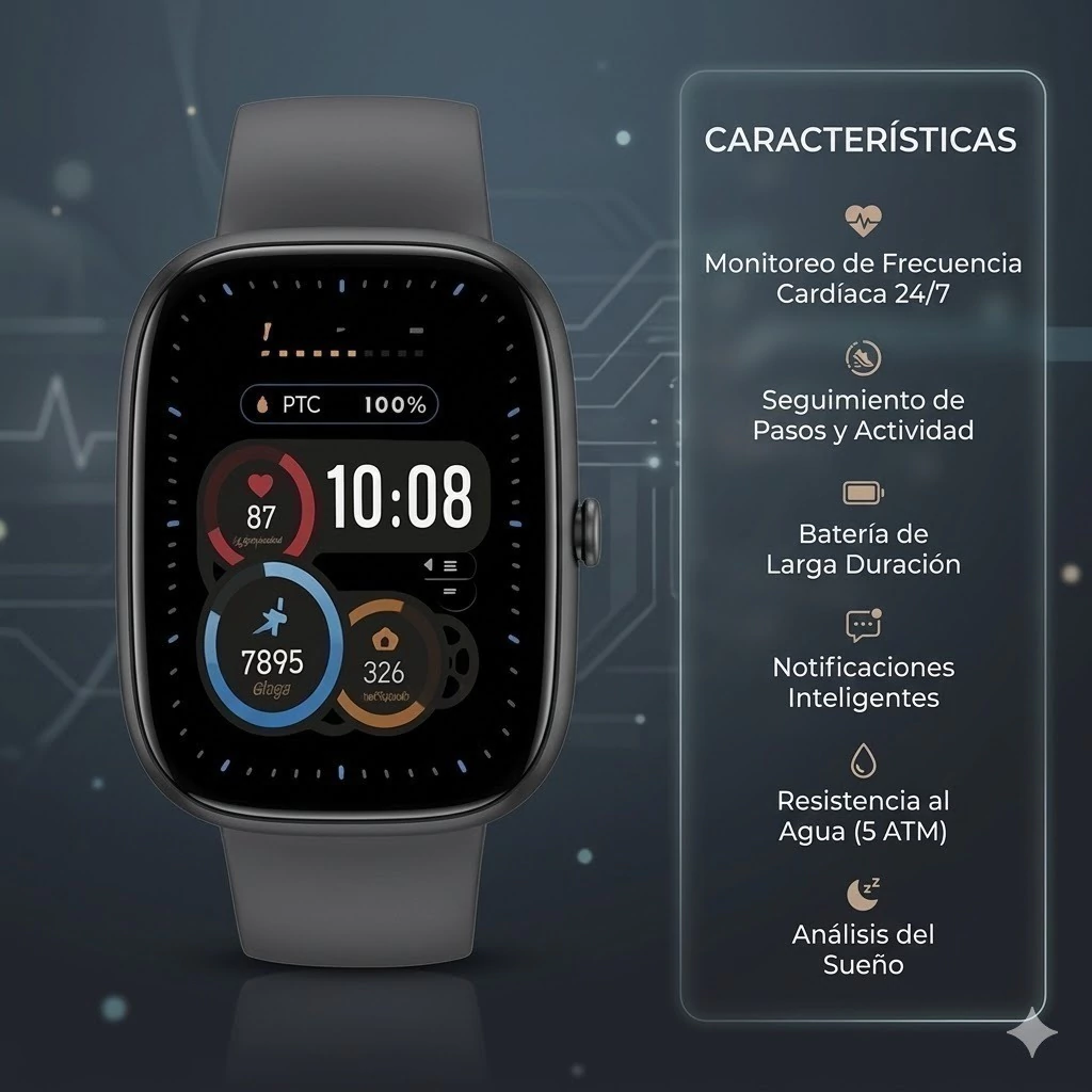Smartwatch ZL139 Negro